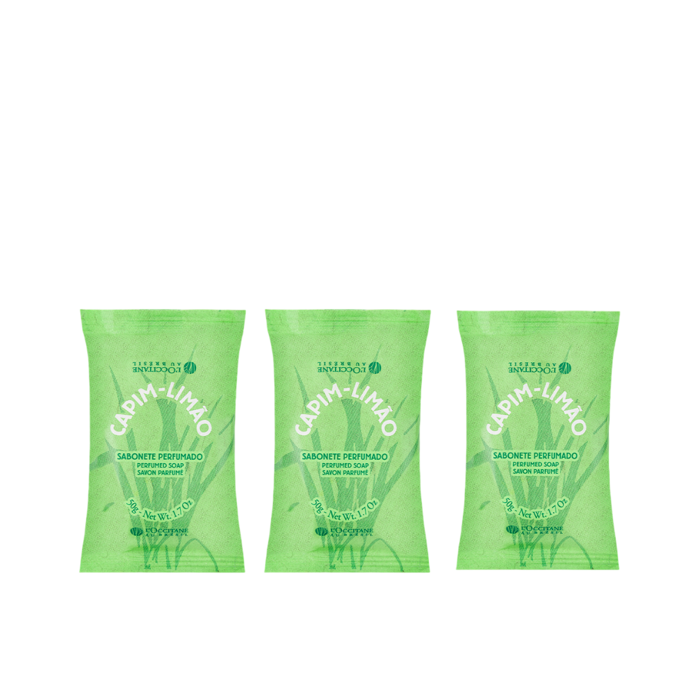 Trio de Sabonetes Capim-Limão 50g
